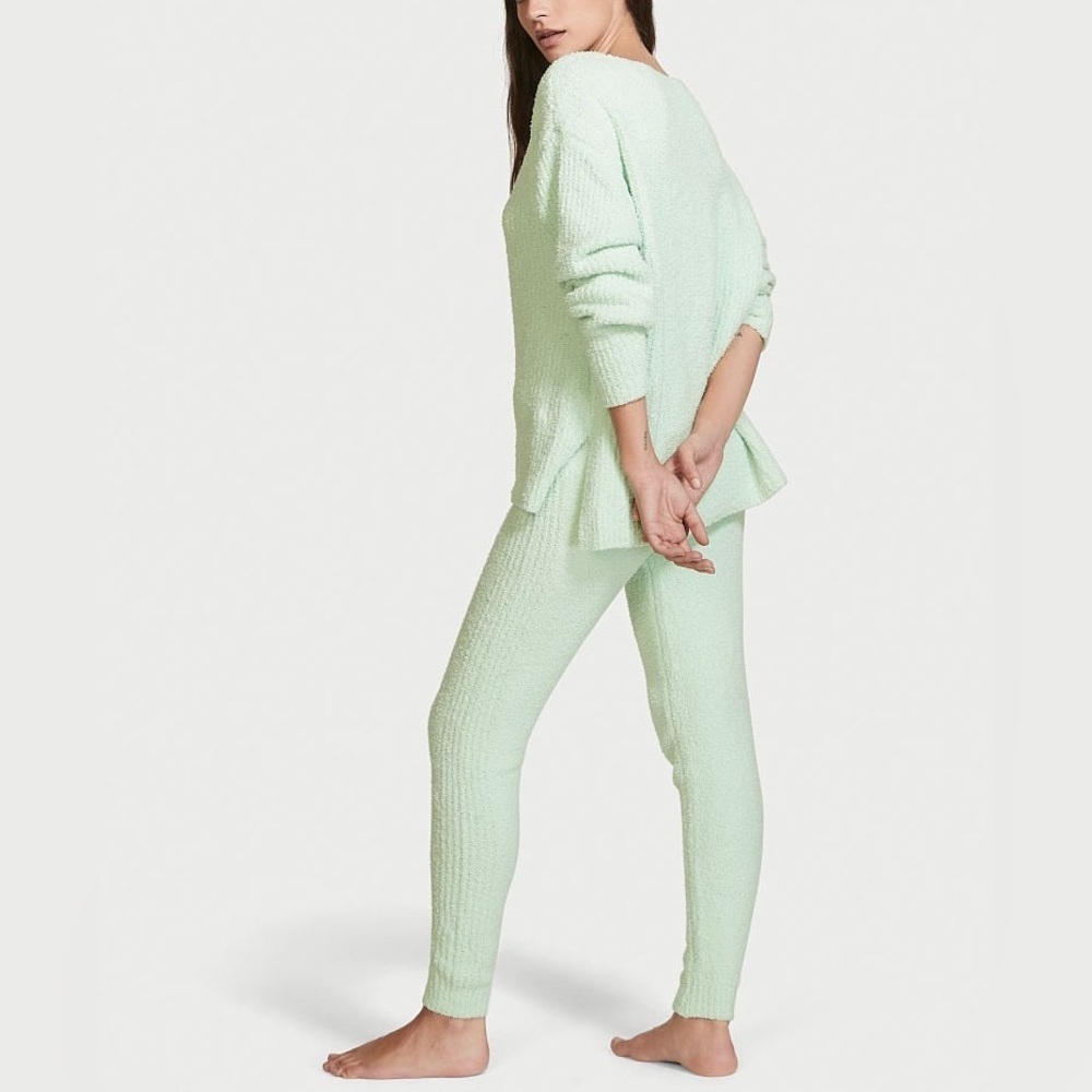 Victoria’s Secret Heavenly Mint Green Kaia Knit Sweater‎ Pant Set
